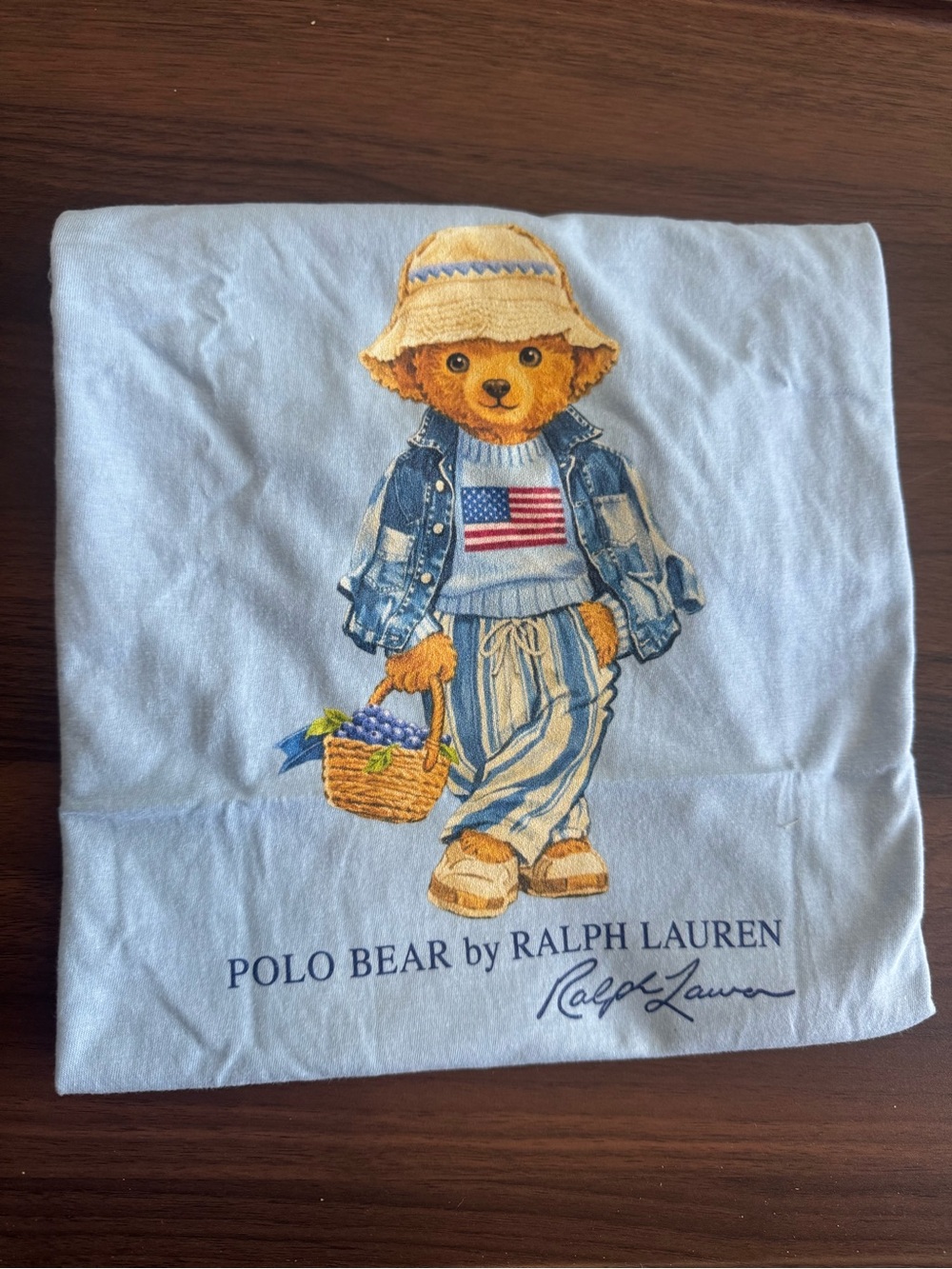Ralph Lauren Polo Bear Blue Graphic Tee